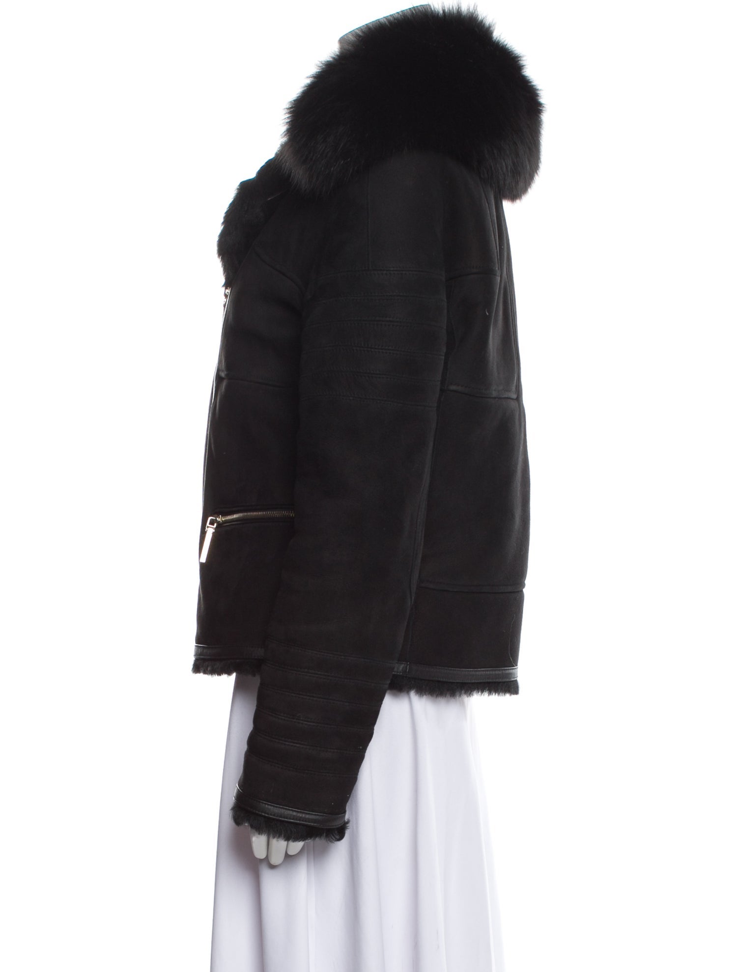 Yves Salomon Shearling Fur Jacket