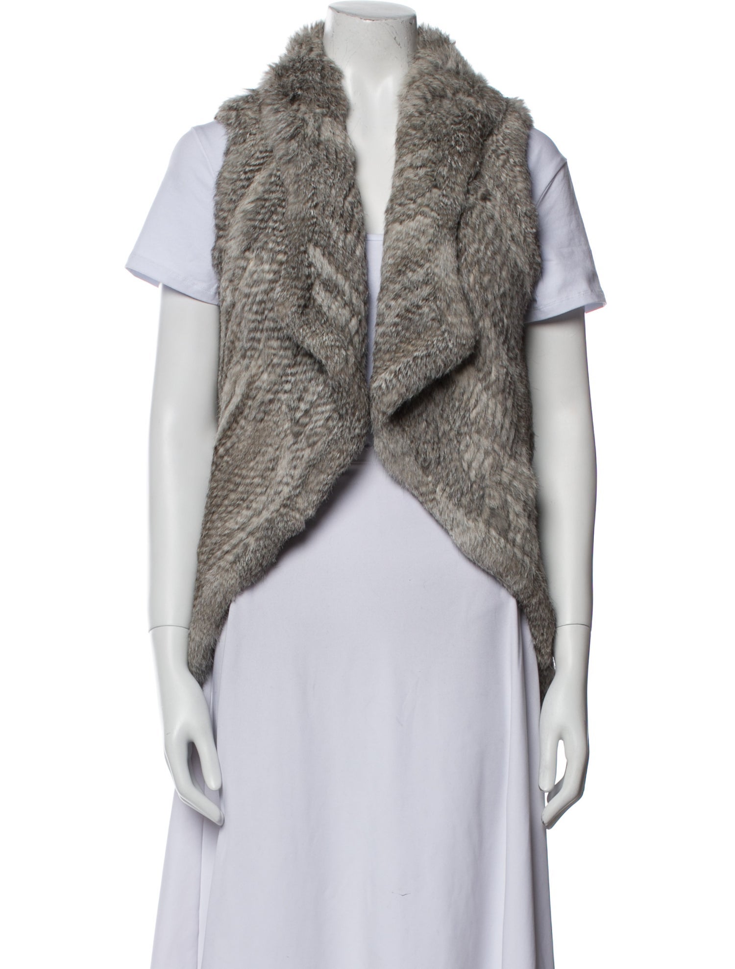 Yves Salomon Fur Printed Vest