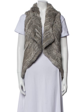 Yves Salomon Fur Printed Vest
