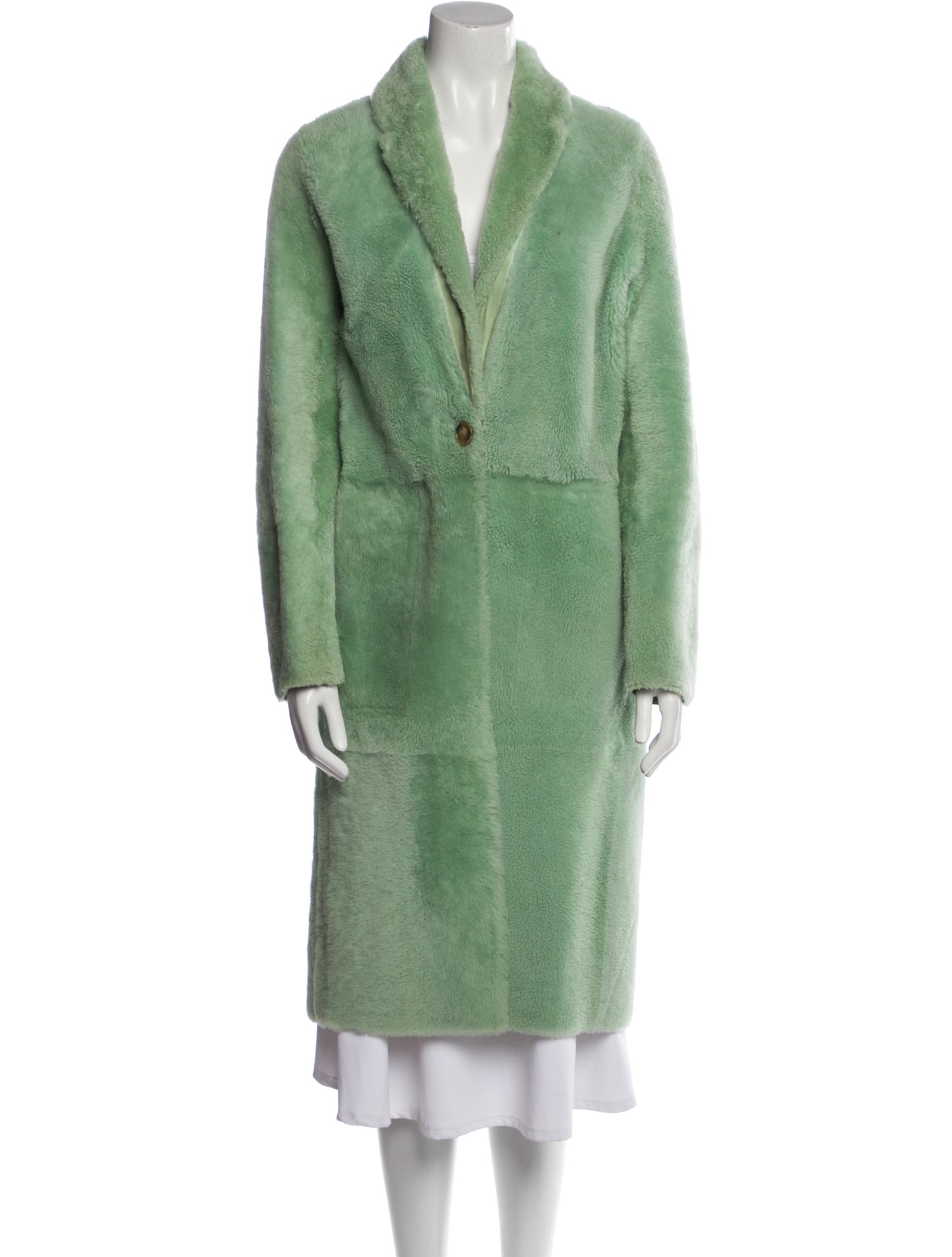 Yves Salomon Fur Faux Fur Coat
