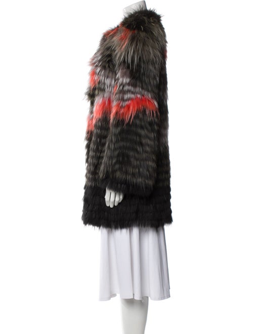 Yves Salomon Printed Fur Jacket