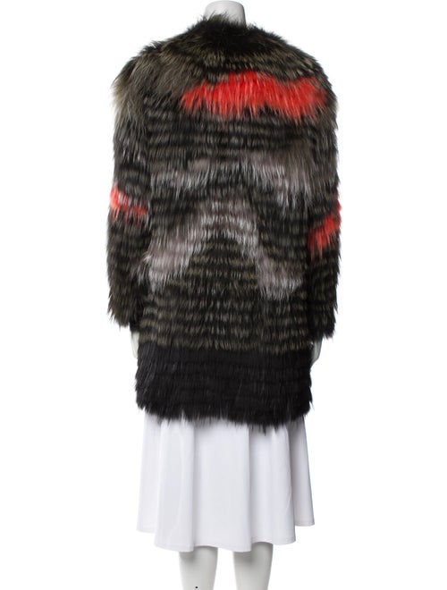 Yves Salomon Printed Fur Jacket