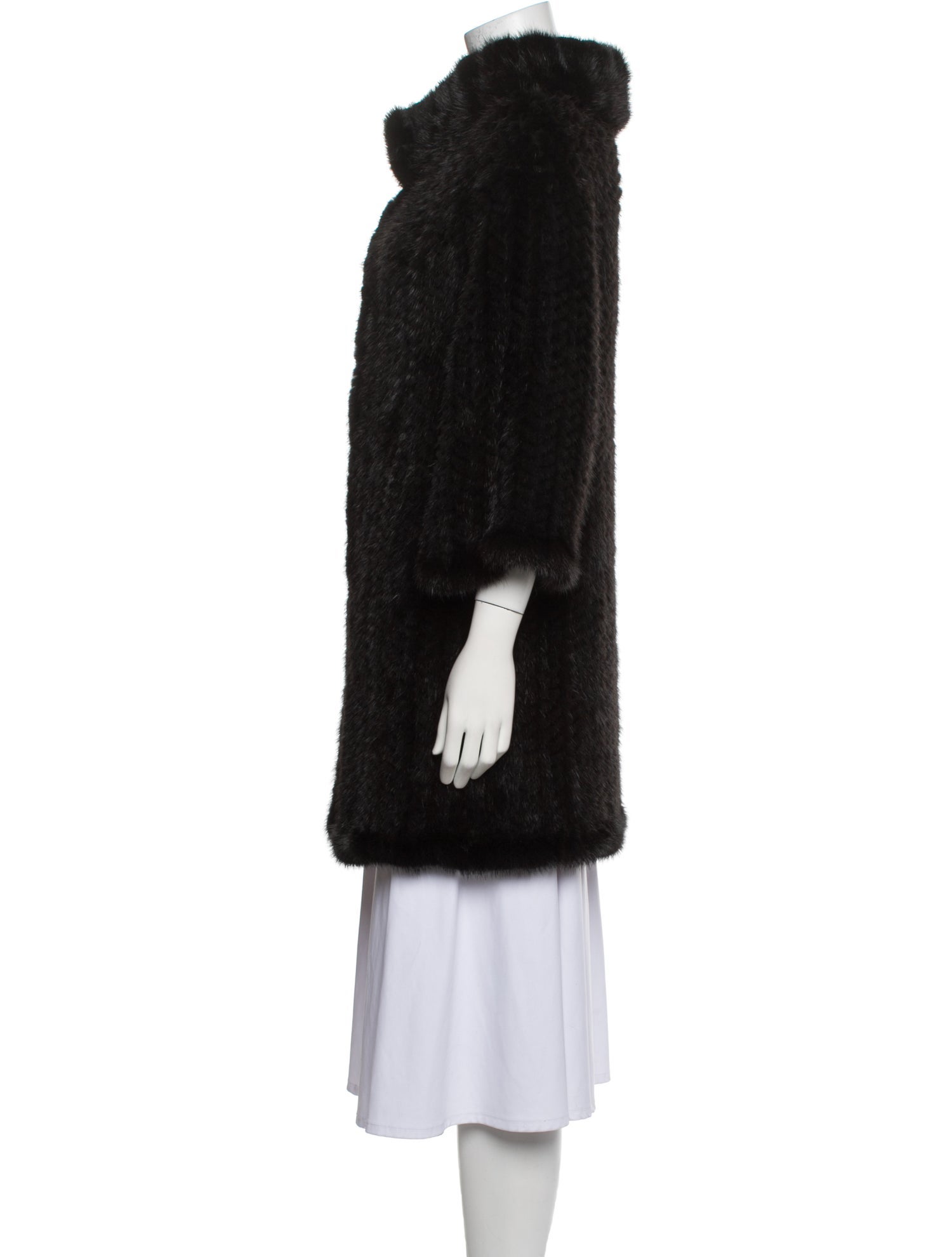 Yves Salomon Mink Fur Coat w/ Tags