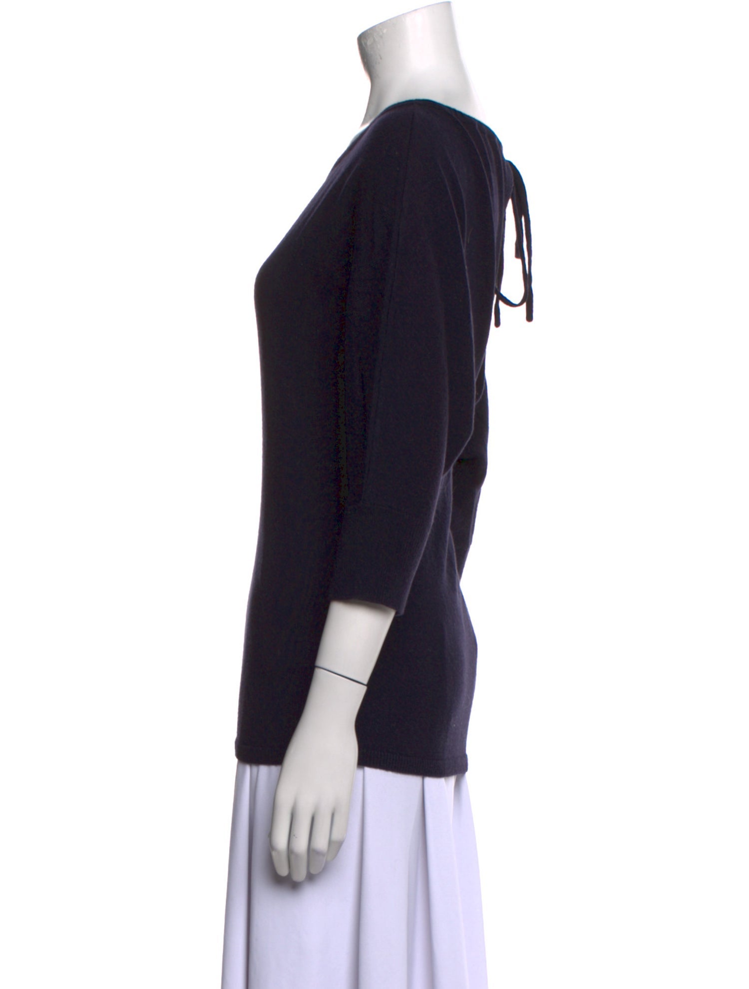 Yves Salomon Wool Scoop Neck Sweater