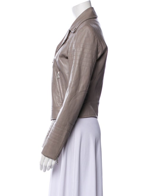 Yves Salomon Lamb Leather Biker Jacket