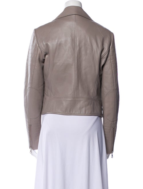 Yves Salomon Lamb Leather Biker Jacket