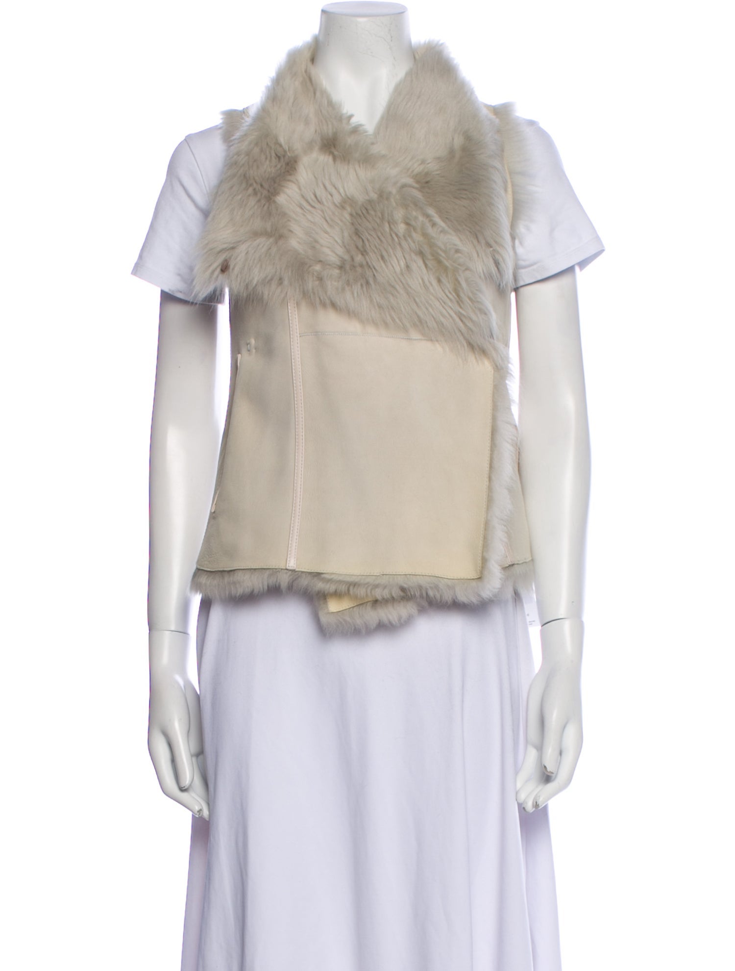 Yves Salomon Leather Vest