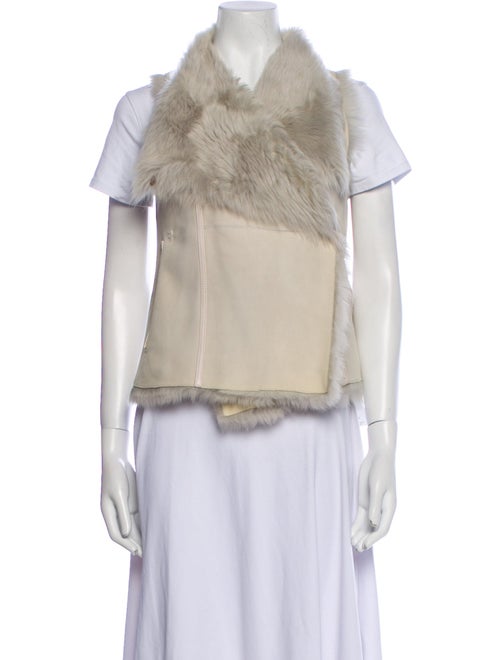 Yves Salomon Leather Vest