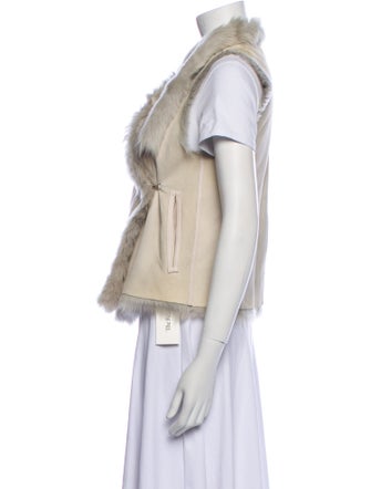 Yves Salomon Leather Vest