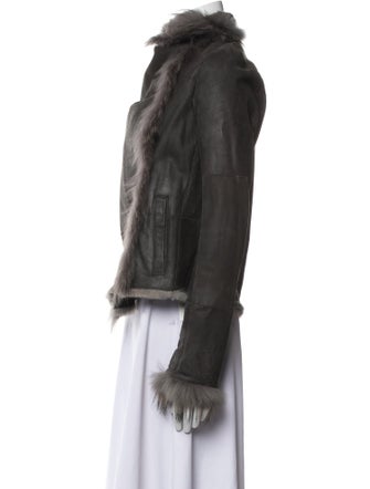 Yves Salomon Faux Fur Jacket