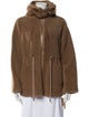Yves Salomon Lambskin Faux Fur Jacket