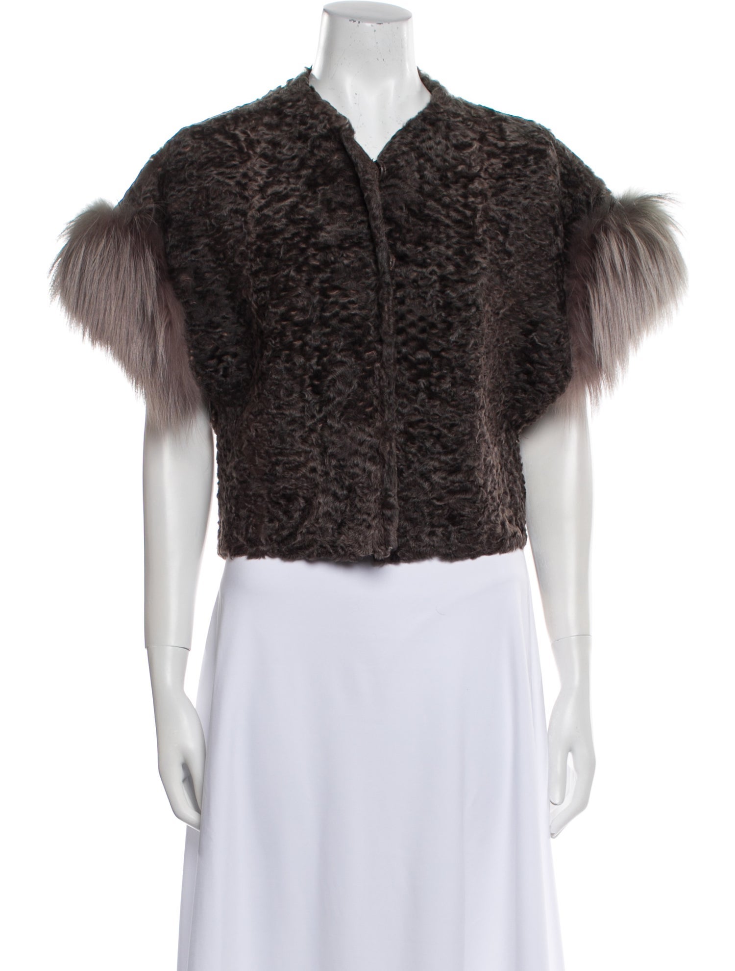 Yves Salomon Cashmere Fur Jacket