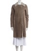 Yves Salomon Lambskin Faux Fur Coat