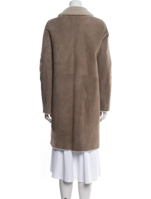 Yves Salomon Lambskin Faux Fur Coat