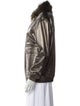 Yves Salomon Lamb Leather Fur Jacket