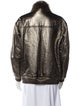 Yves Salomon Lamb Leather Fur Jacket