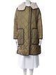 Yves Salomon Lambskin Faux Fur Coat