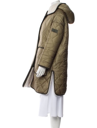 Yves Salomon Lambskin Faux Fur Coat