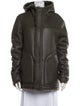 Yves Salomon Lamb Leather Parka