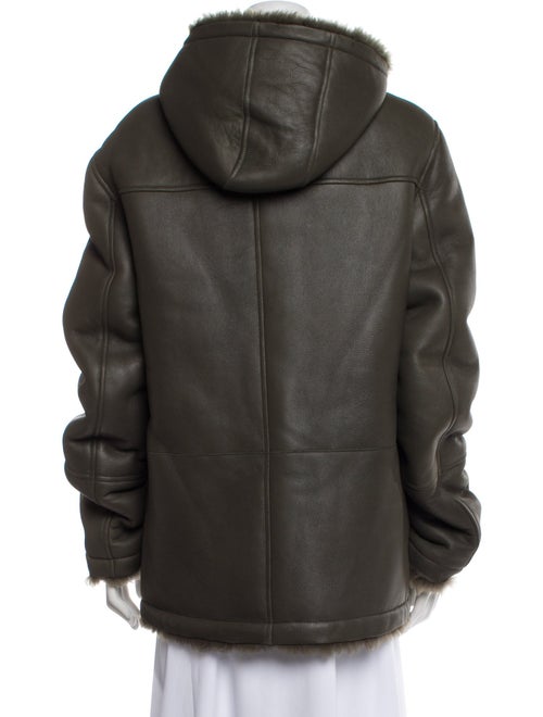 Yves Salomon Lamb Leather Parka