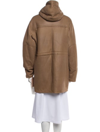 Yves Salomon Lamb Leather Parka