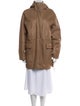 Yves Salomon Lamb Leather Parka
