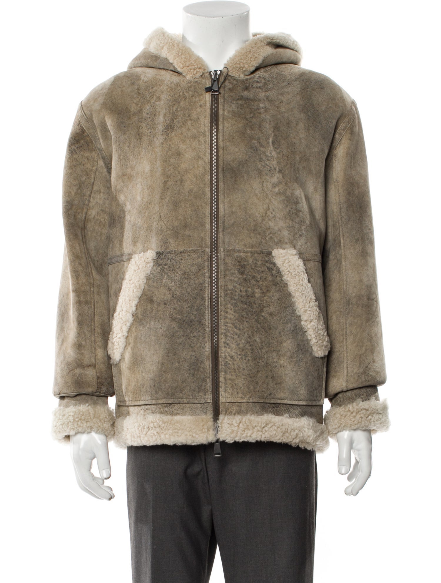 Yves Salomon Lamb Fur Moto Jacket