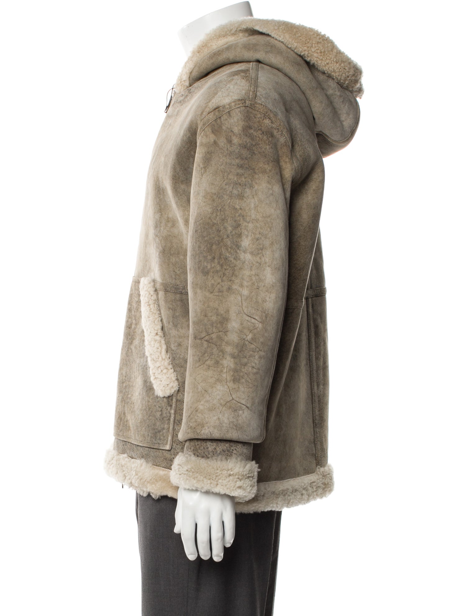 Yves Salomon Lamb Fur Moto Jacket