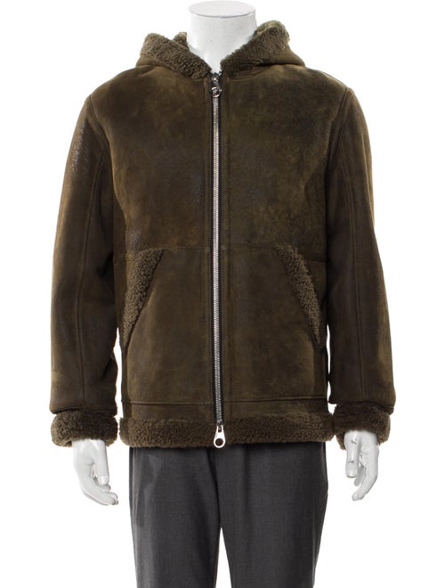Yves Salomon Lamb Leather Moto Jacket