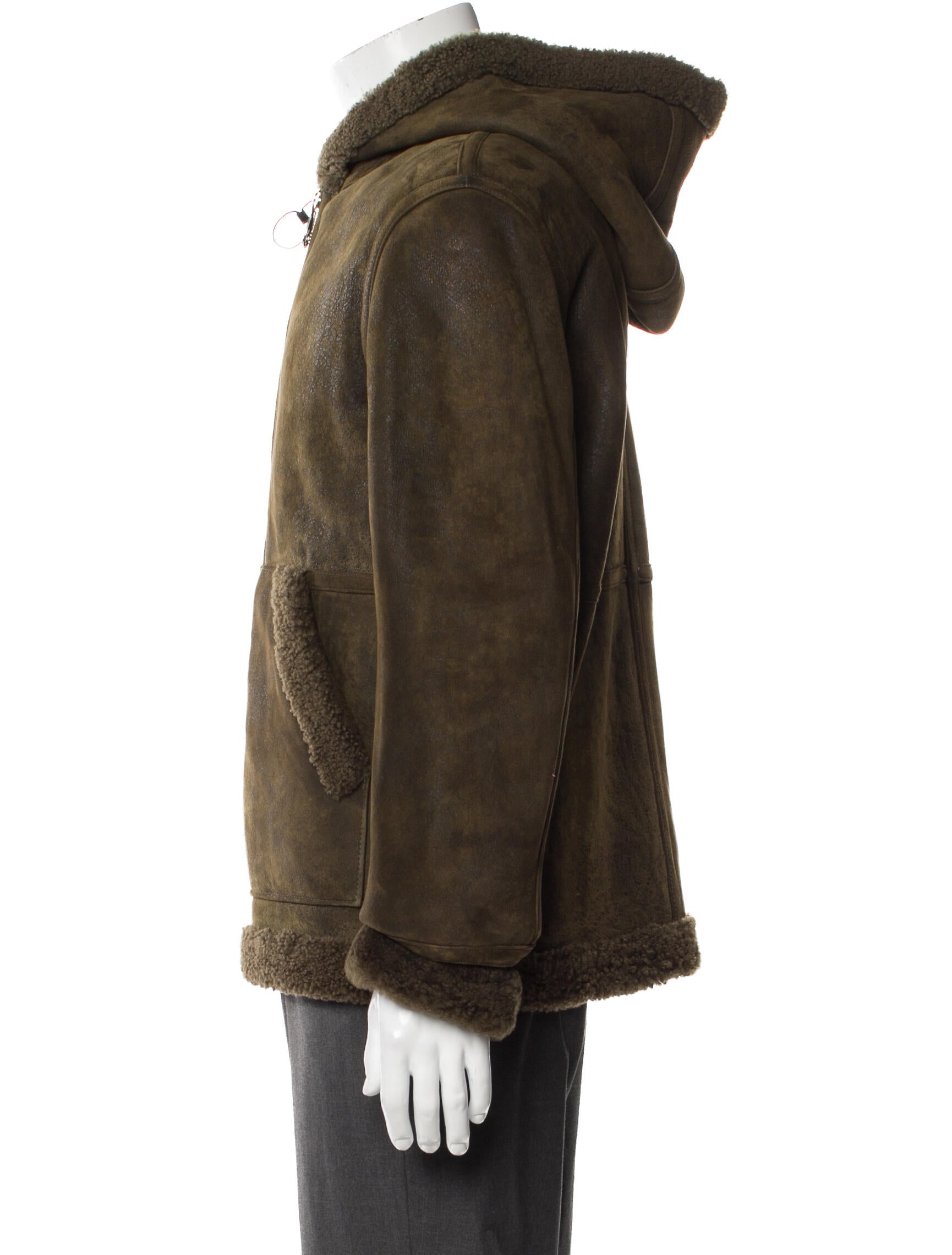 Yves Salomon Lamb Leather Moto Jacket