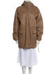 Yves Salomon Lamb Leather Parka
