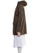 Yves Salomon Lamb Leather Parka