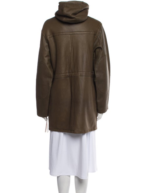 Yves Salomon Lamb Leather Parka