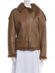 Yves Salomon Lamb Leather Biker Jacket