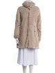 Yves Salomon Lambskin Faux Fur Coat