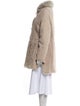 Yves Salomon Lambskin Faux Fur Coat