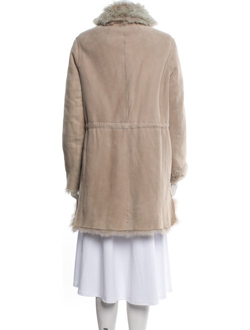 Yves Salomon Lambskin Faux Fur Coat