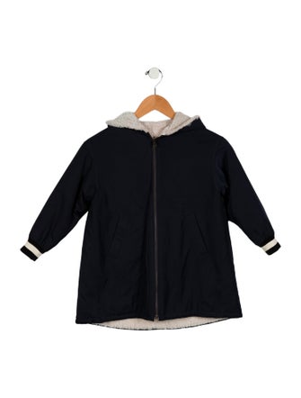 Yves Salomon Hooded Casual Coat