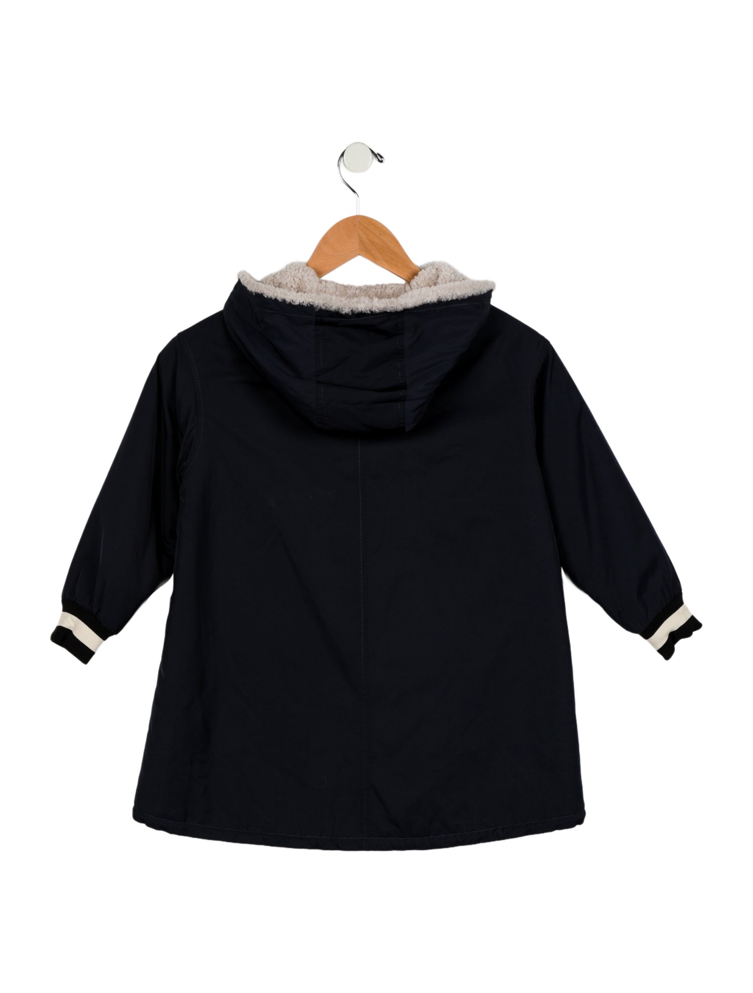 Yves Salomon Hooded Casual Coat