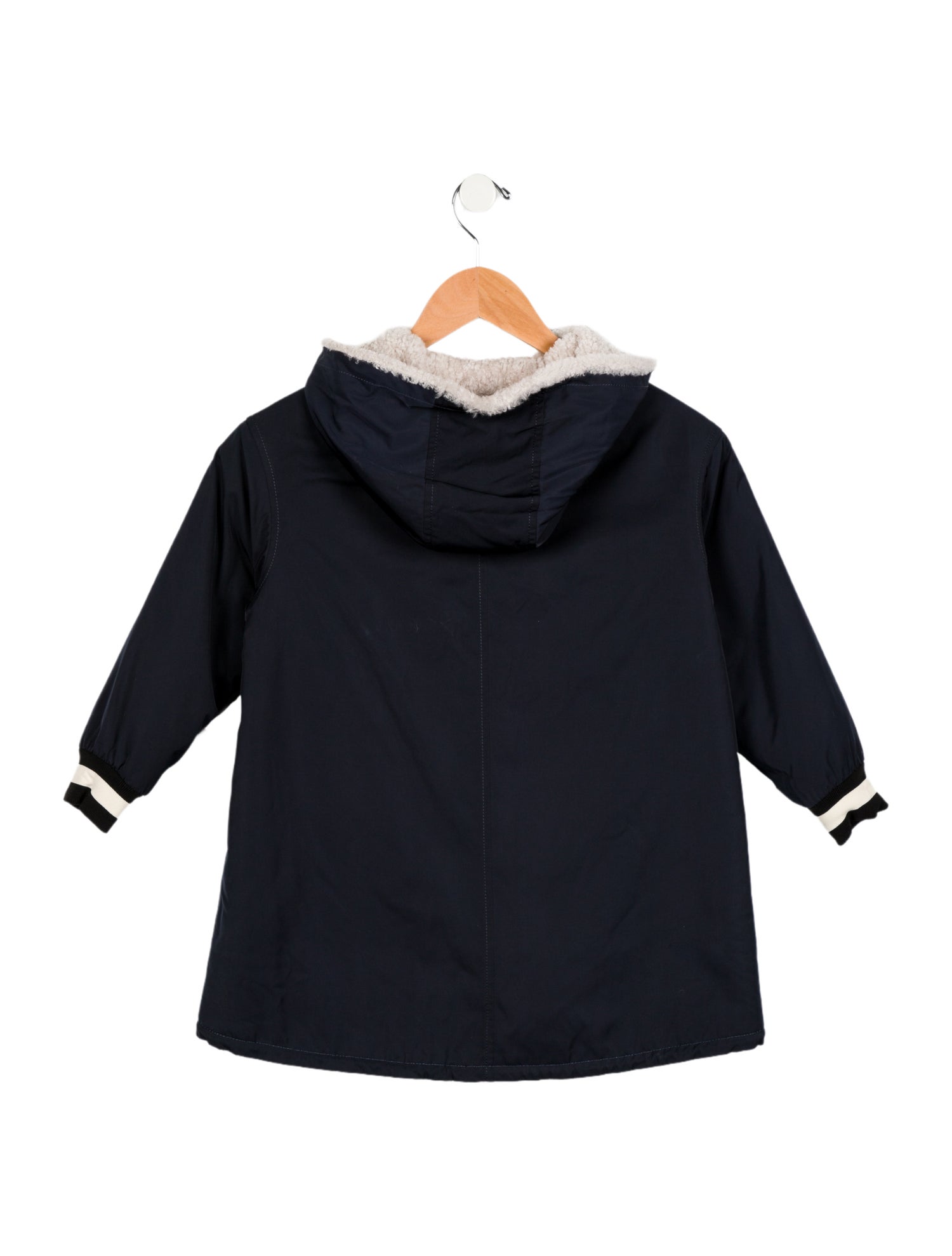 Yves Salomon Hooded Casual Coat