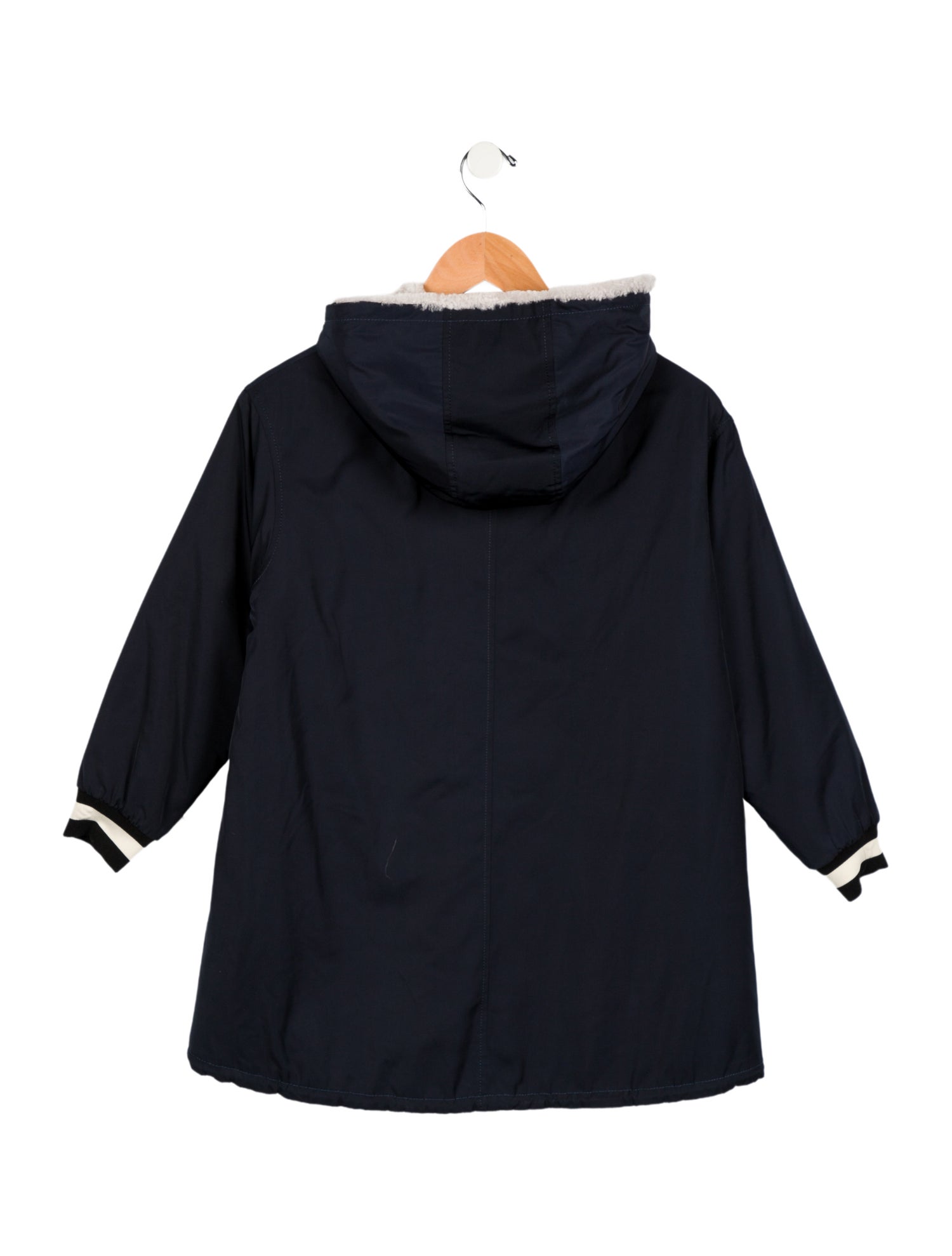 Yves Salomon Hooded Casual Coat