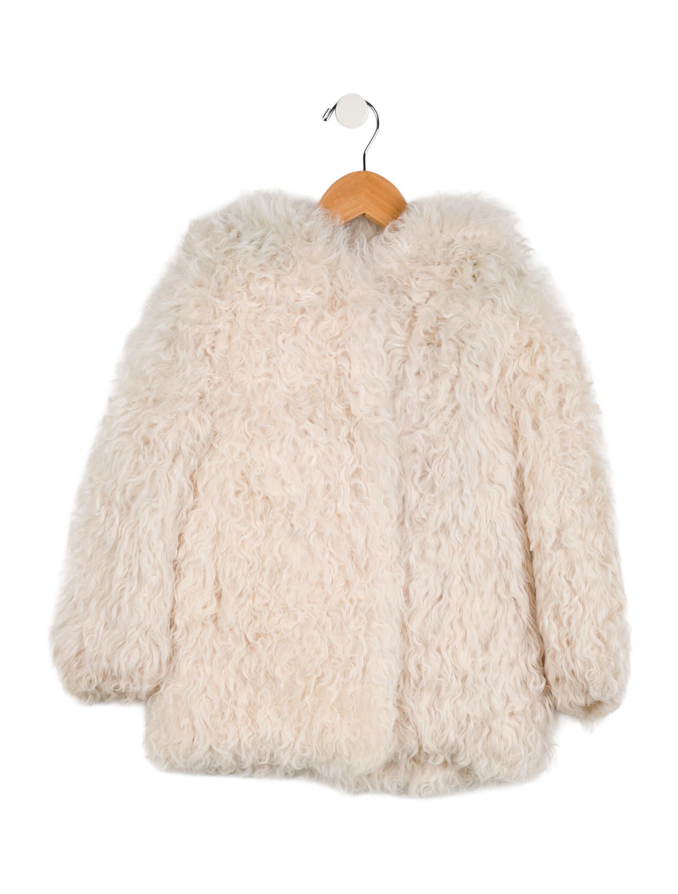Yves Salomon Hooded Fur Coat