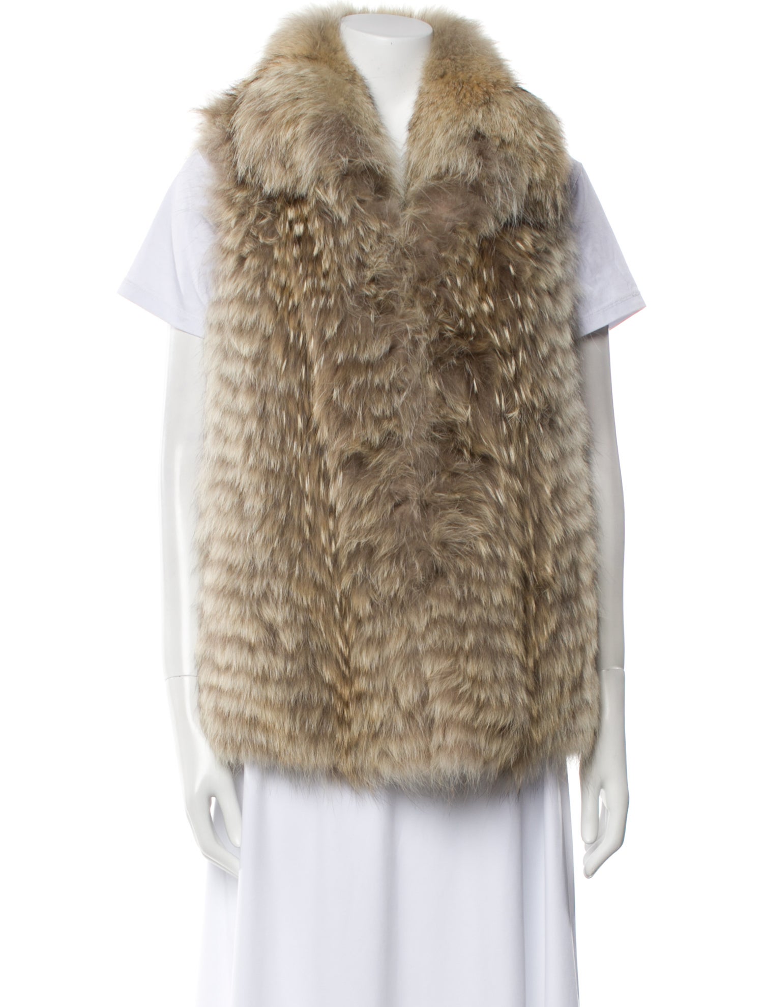 Yves Salomon Coyote Fur Jacket