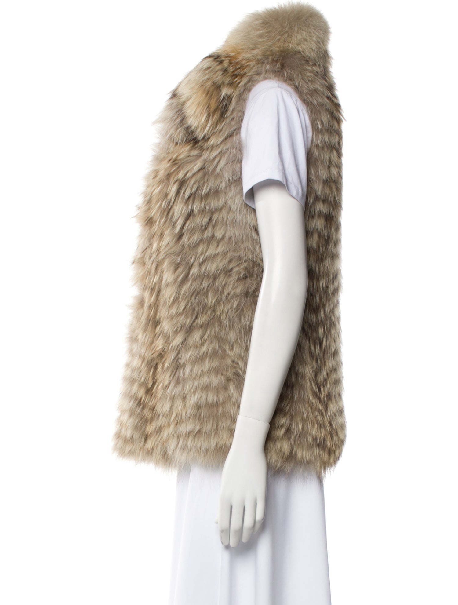 Yves Salomon Coyote Fur Jacket