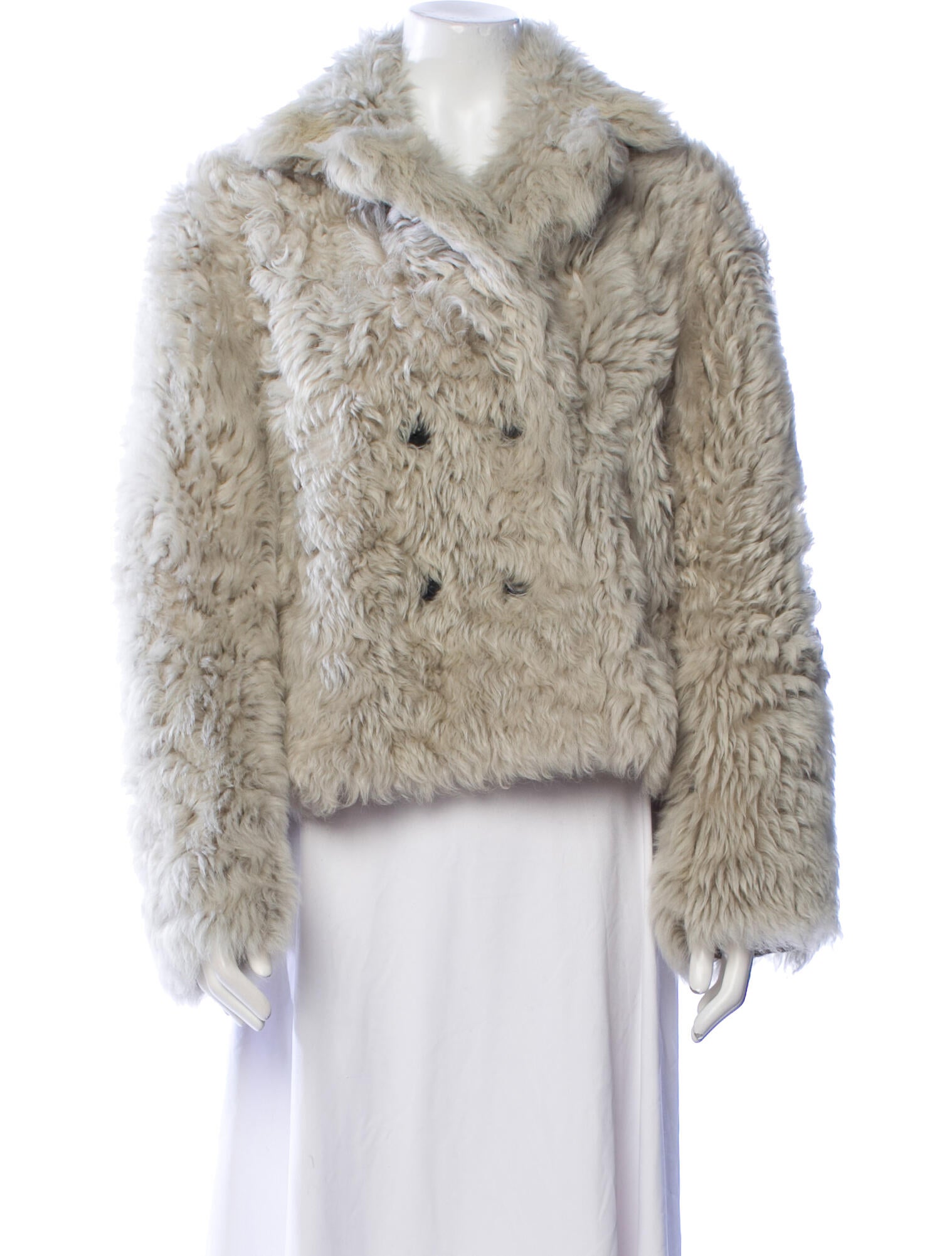 Yves Salomon Fur Faux Fur Jacket