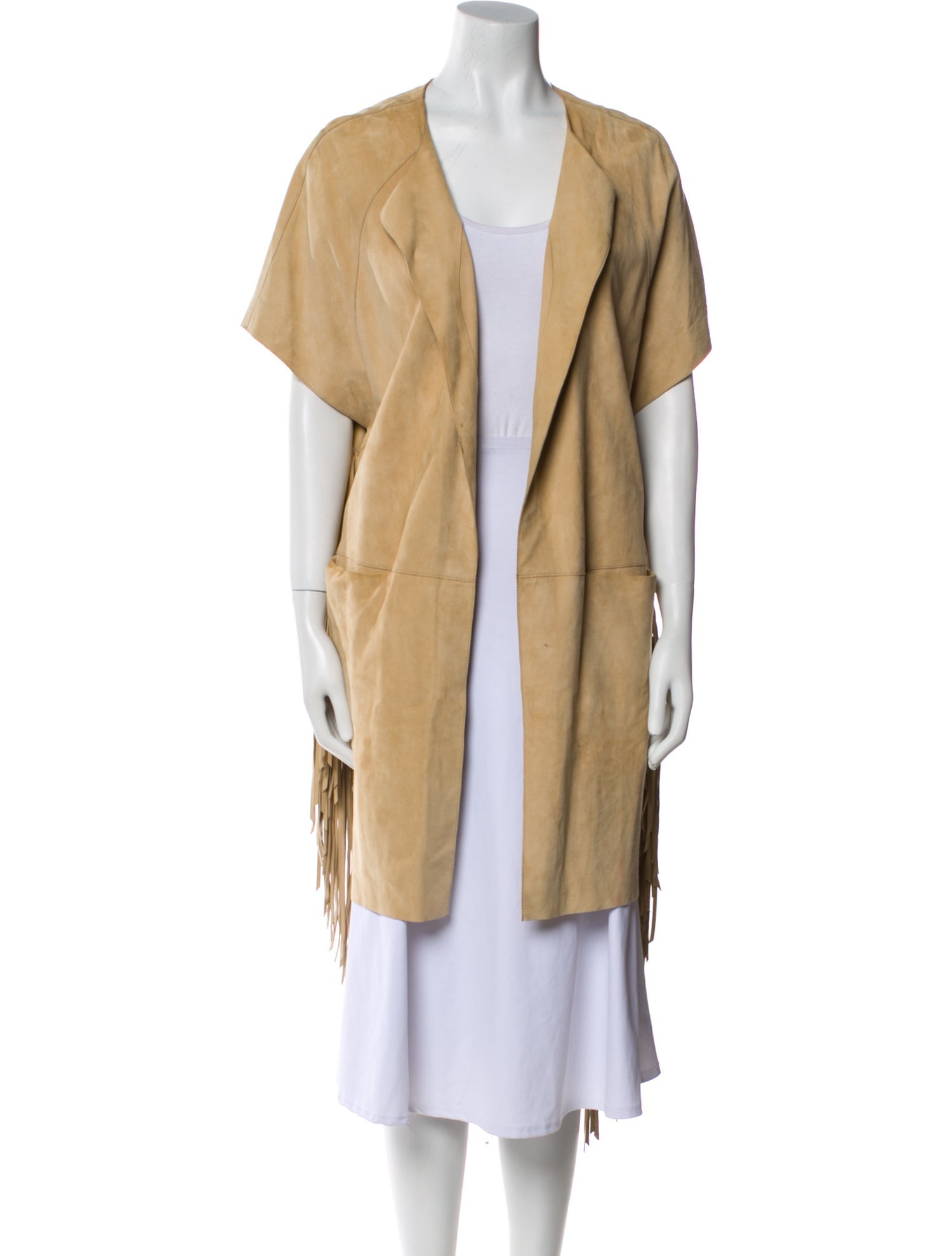 Yves Salomon Lambskin Striped Jacket