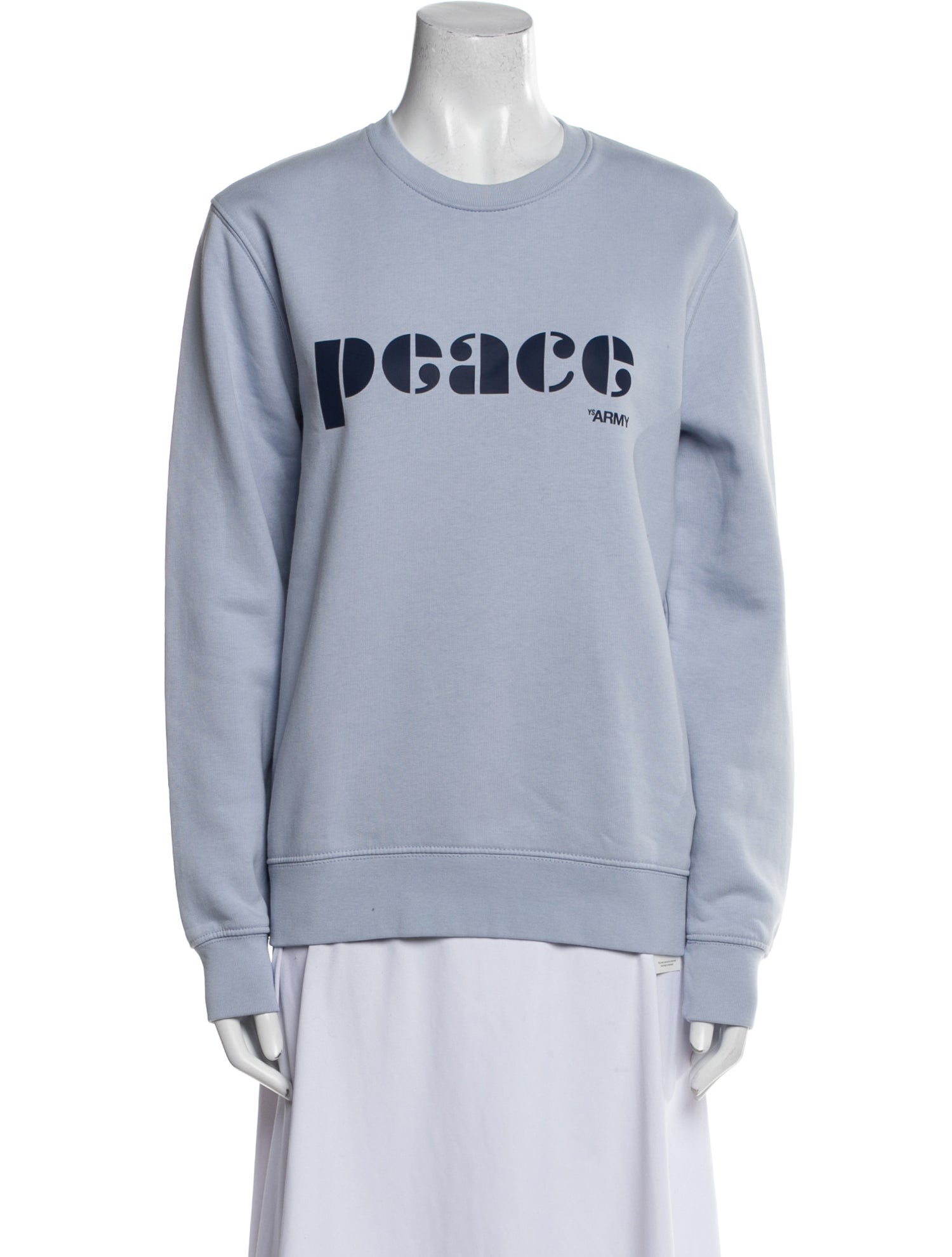 Yves Salomon Graphic Print Crew Neck Sweatshirt w/ Tags