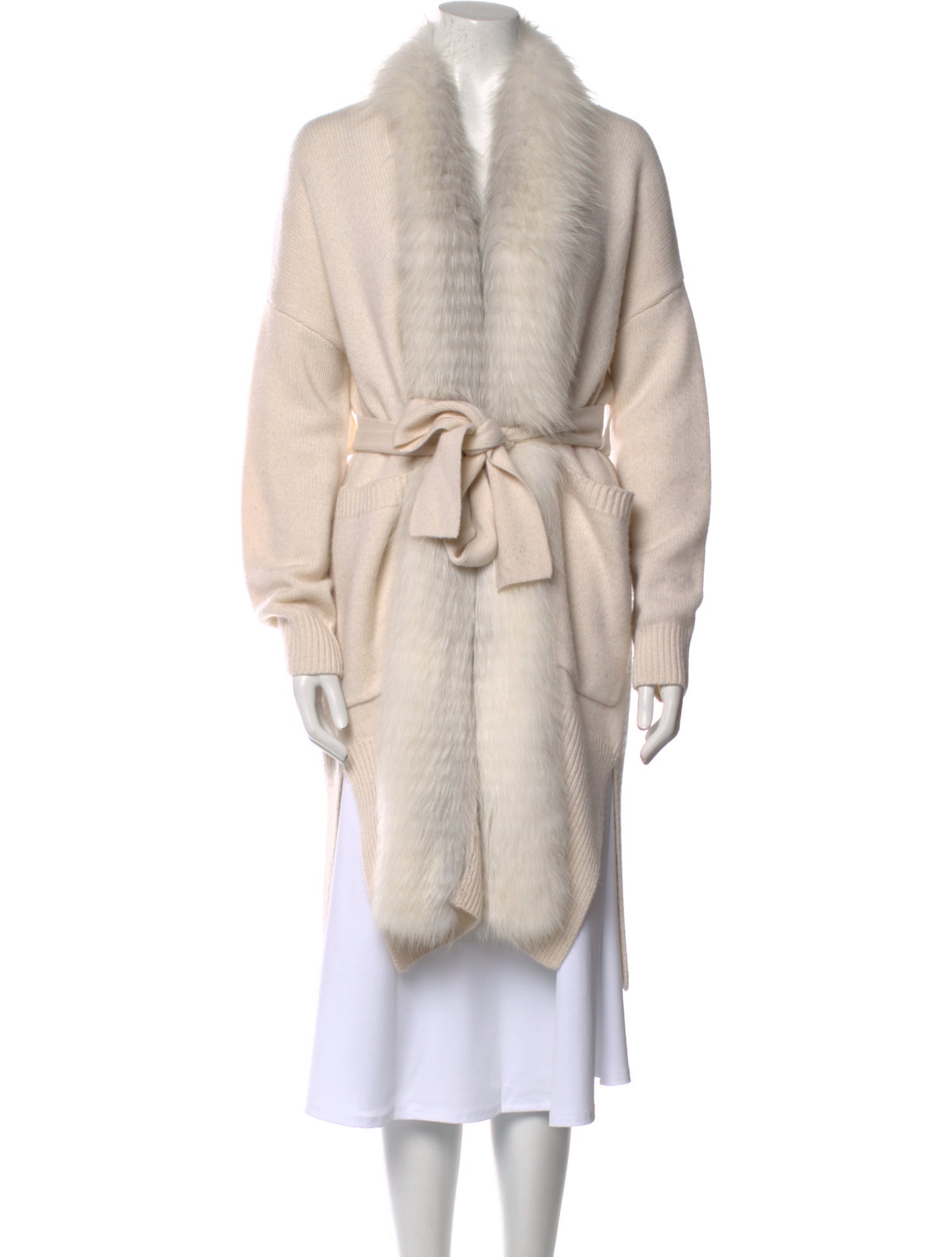 Yves Salomon Cashmere V-Neck Sweater w/ Tags