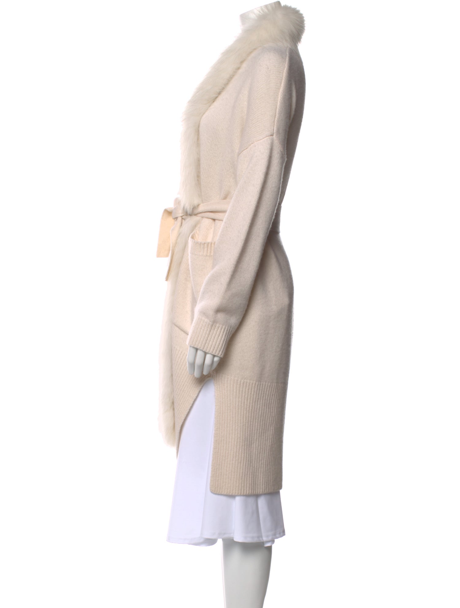 Yves Salomon Cashmere V-Neck Sweater w/ Tags