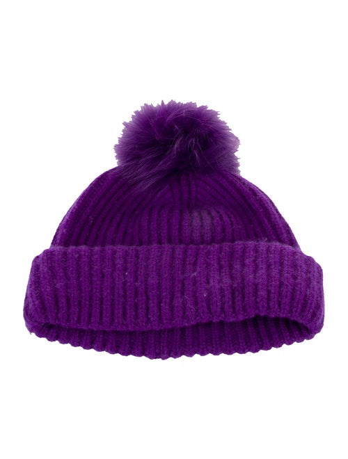 Yves Salomon knitted beanie